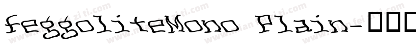 FeggoliteMono Plain字体转换